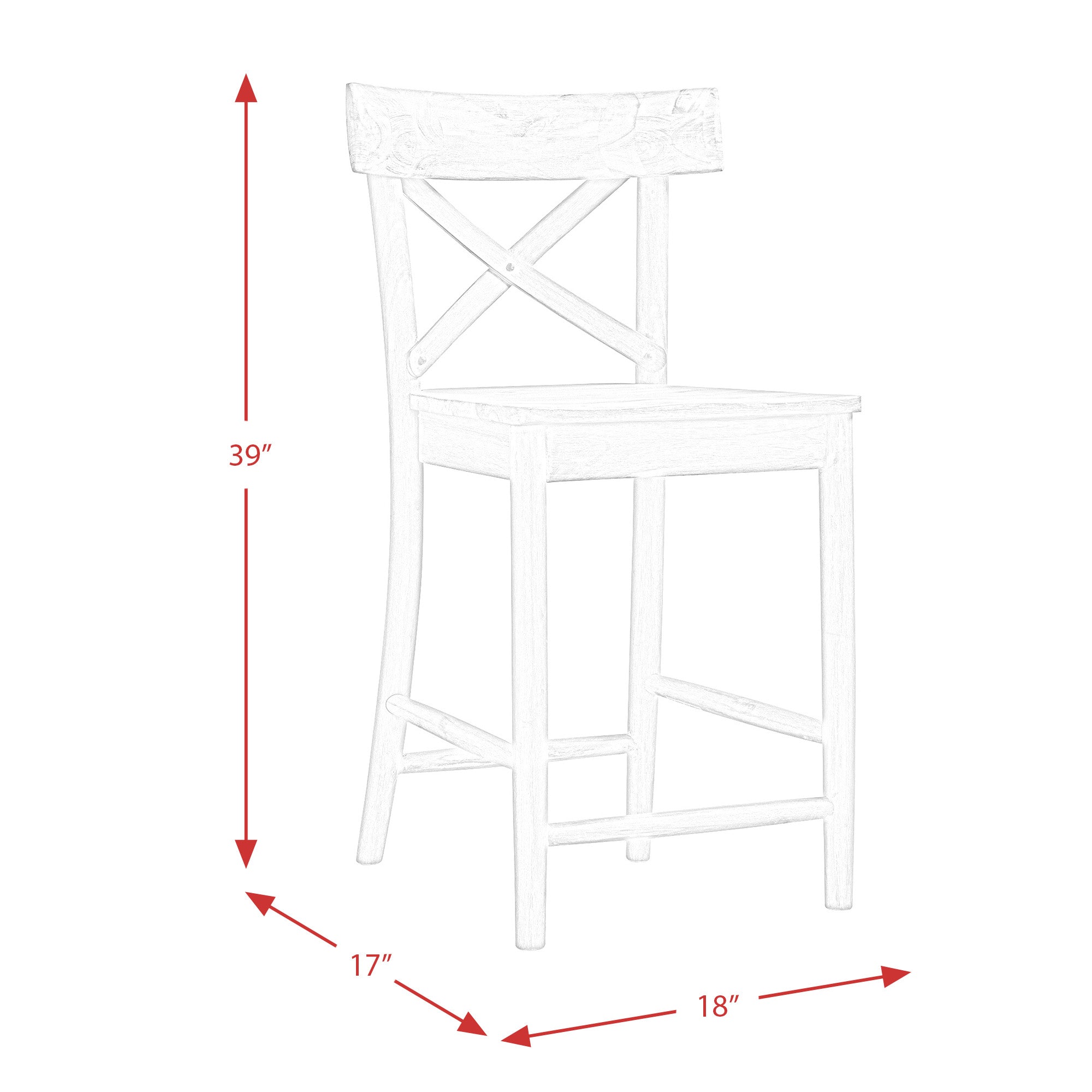 (D210-22C)-Coronado--24''-Counter-Stool--Chocolate