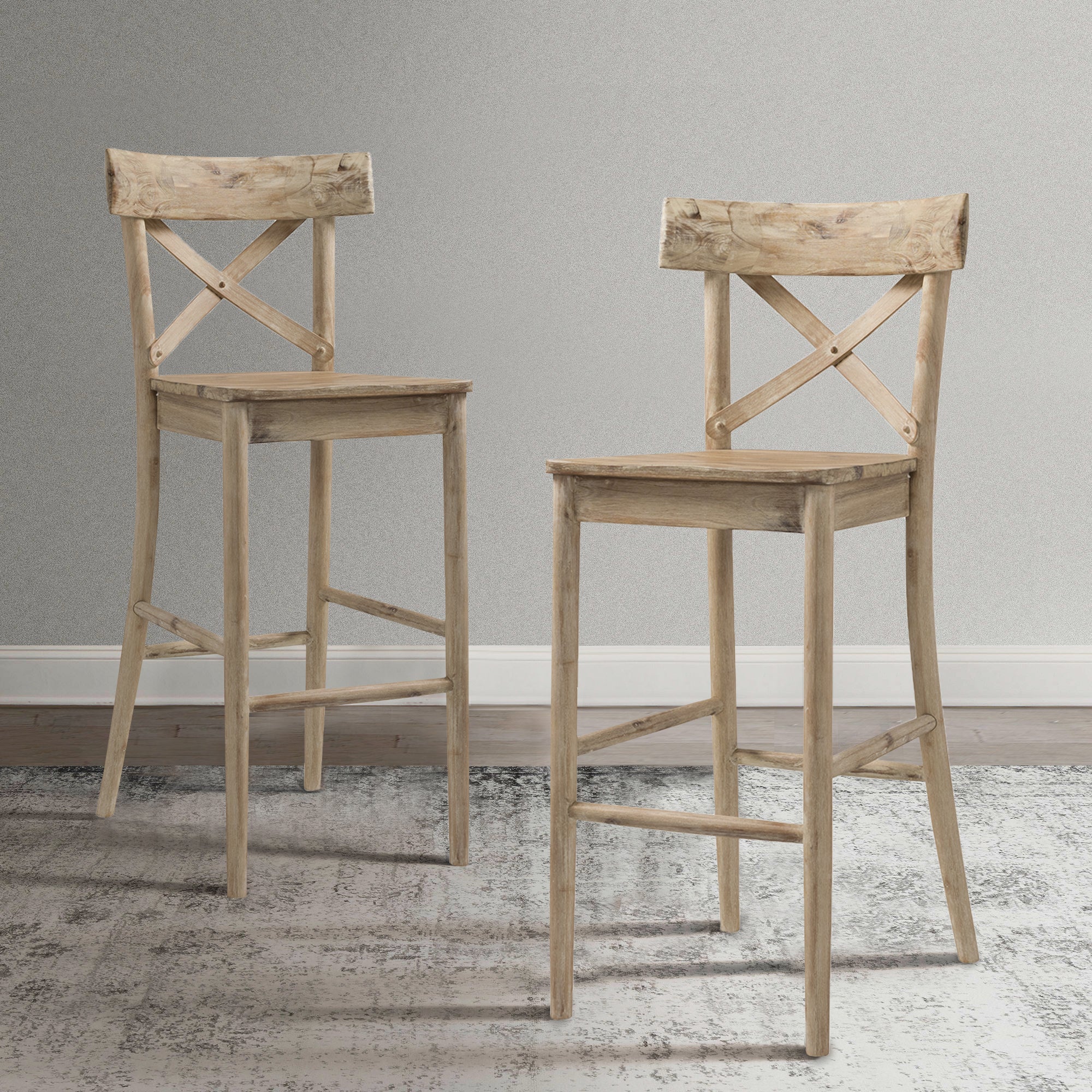 (D680-21)-Callista--30''-Barstool--Beach/Natural