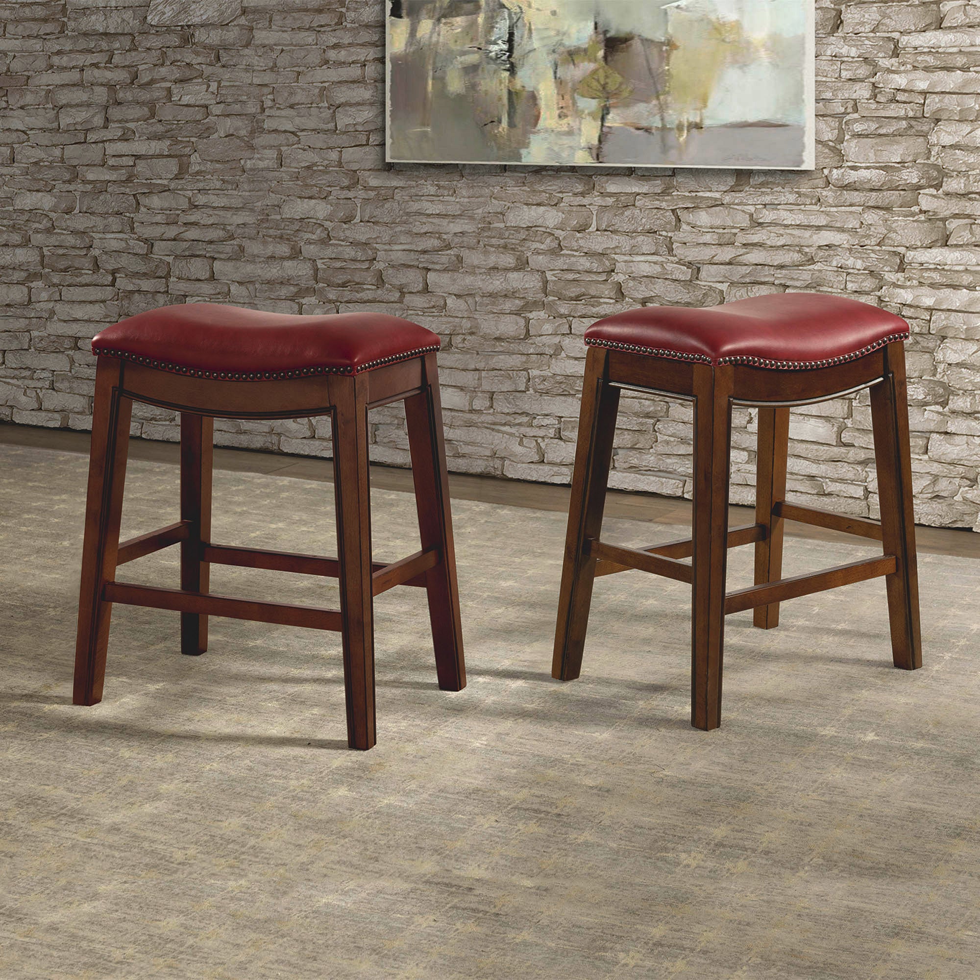 Fiesta-Counter-Stool-24""---Red