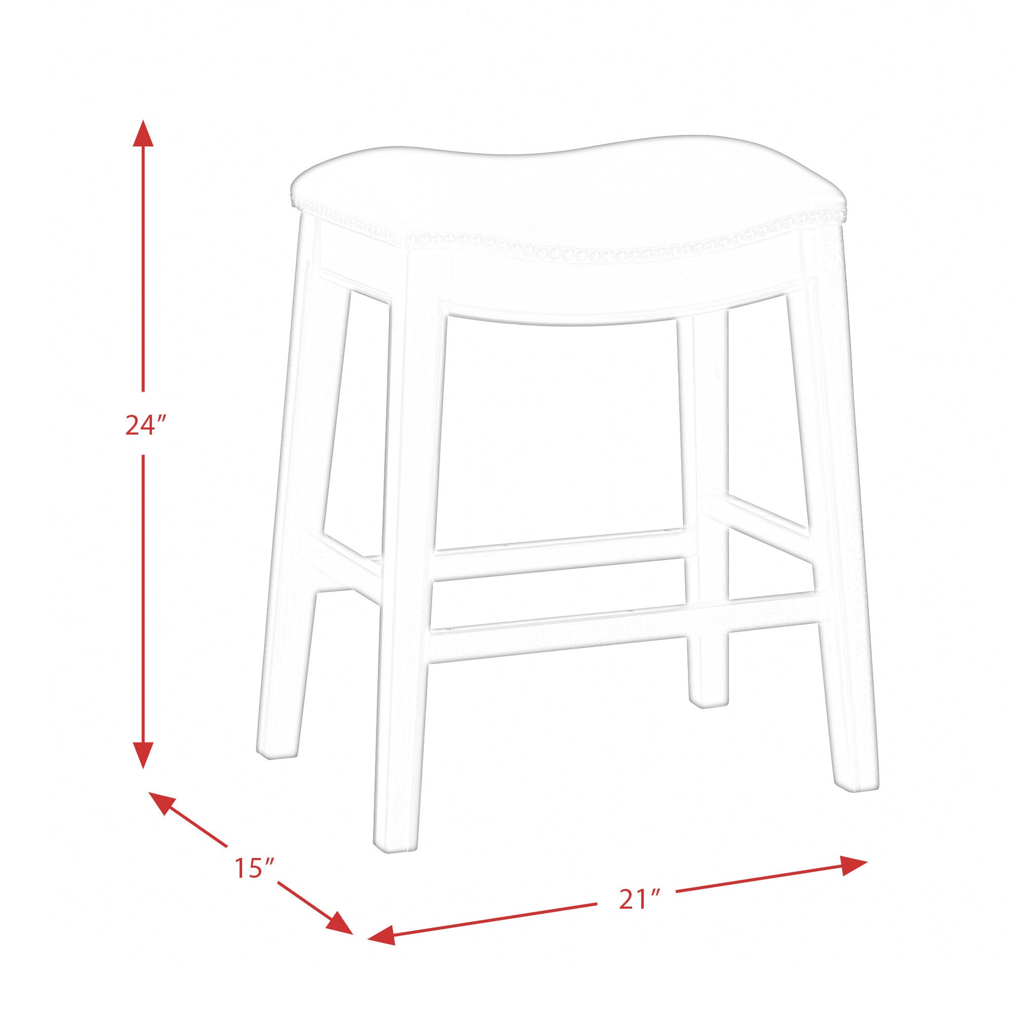 Fiesta-Counter-Stool-24""---Red