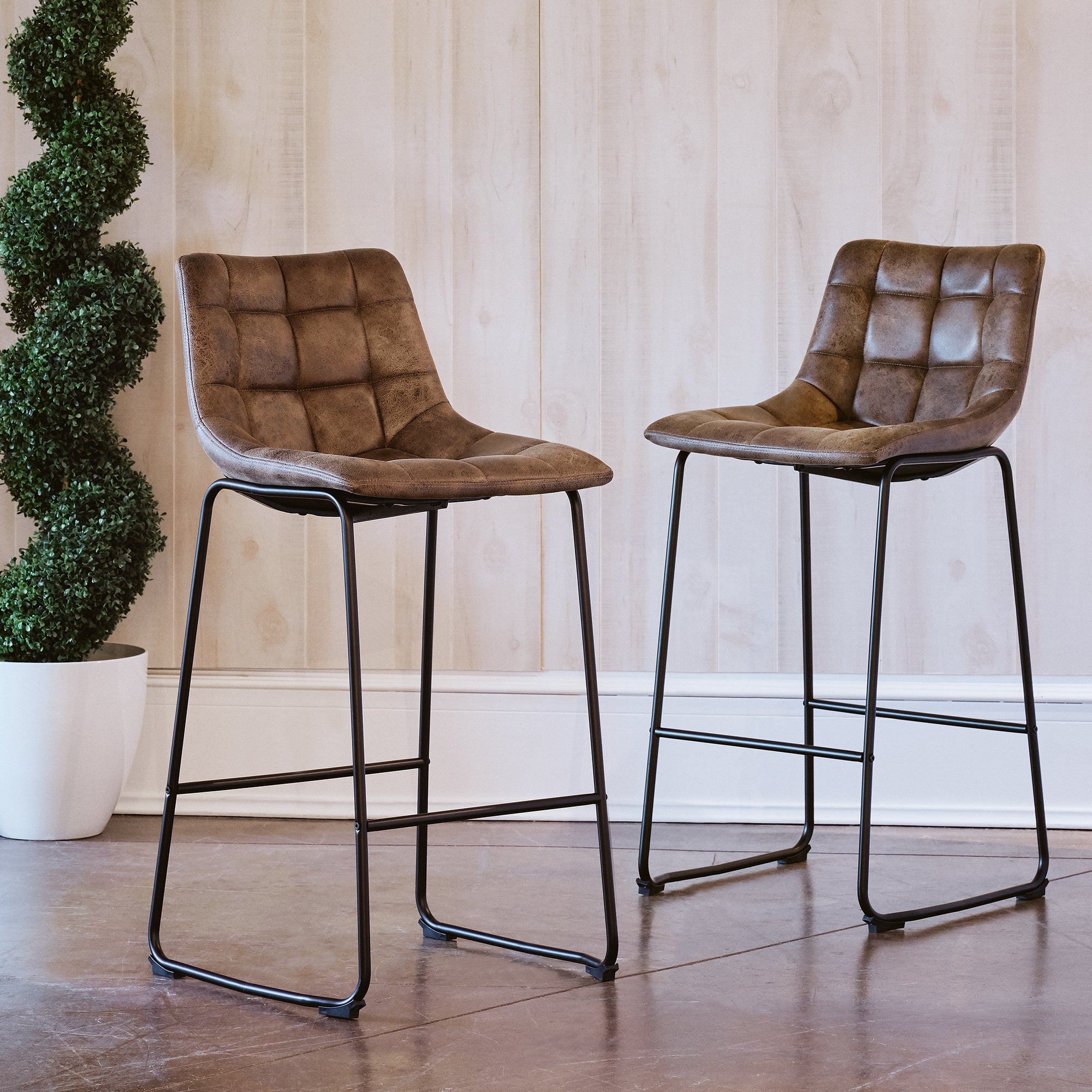 Seth-(-QSD6099-5B)-30""-Brown-Bar-Stool-(2-Per-Carton)
