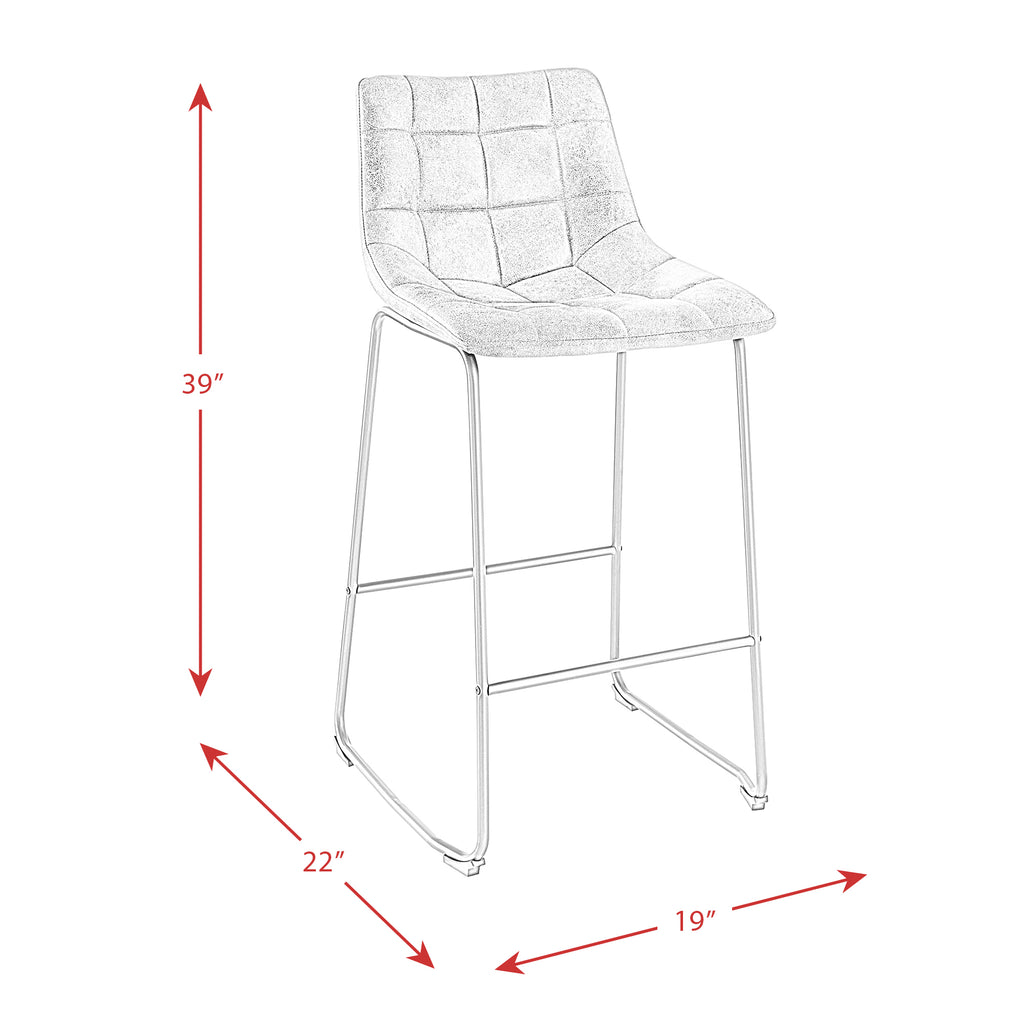Seth-(-QSD6099-5B)-30""-Brown-Bar-Stool-(2-Per-Carton)