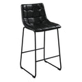 Seth-(-QSD6099-5B)-30""-Distressed-Black-Bar-Stool-(2-Per-Carton)