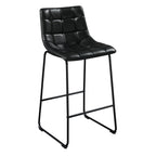 Seth-(-QSD6099-5B)-30""-Distressed-Black-Bar-Stool-(2-Per-Carton)