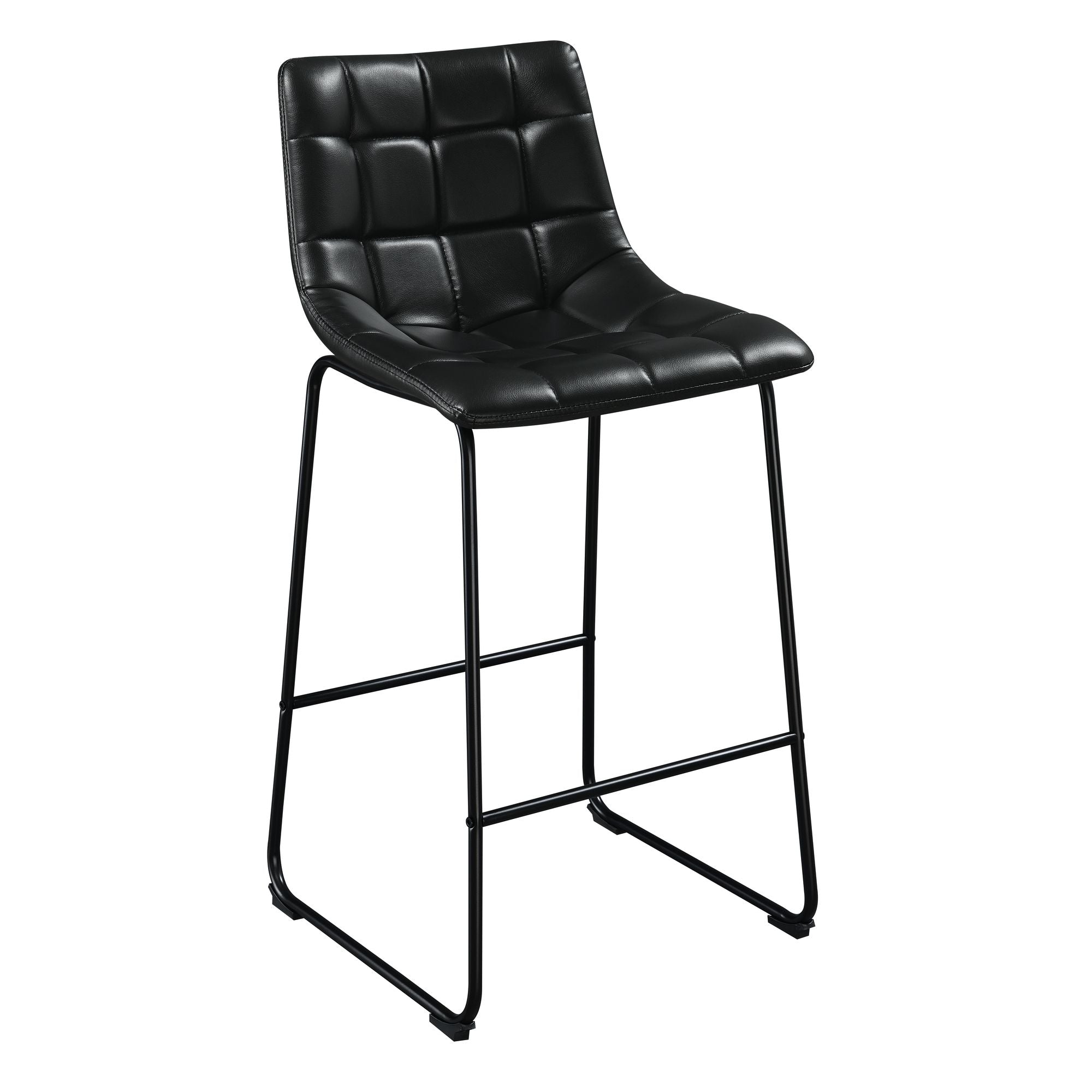 Seth-(-QSD6099-5B)-30""-Distressed-Black-Bar-Stool-(2-Per-Carton)