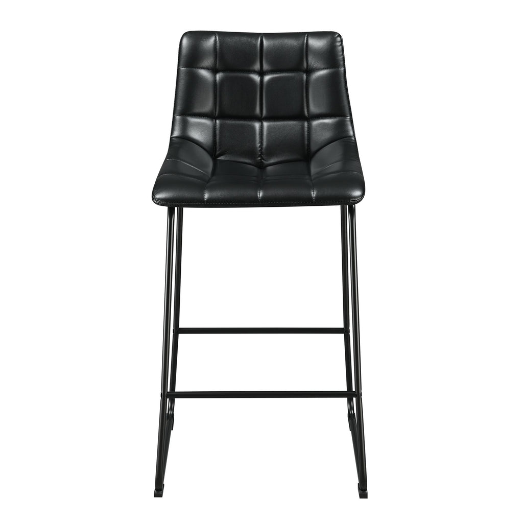 Seth-(-QSD6099-5B)-30""-Distressed-Black-Bar-Stool-(2-Per-Carton)