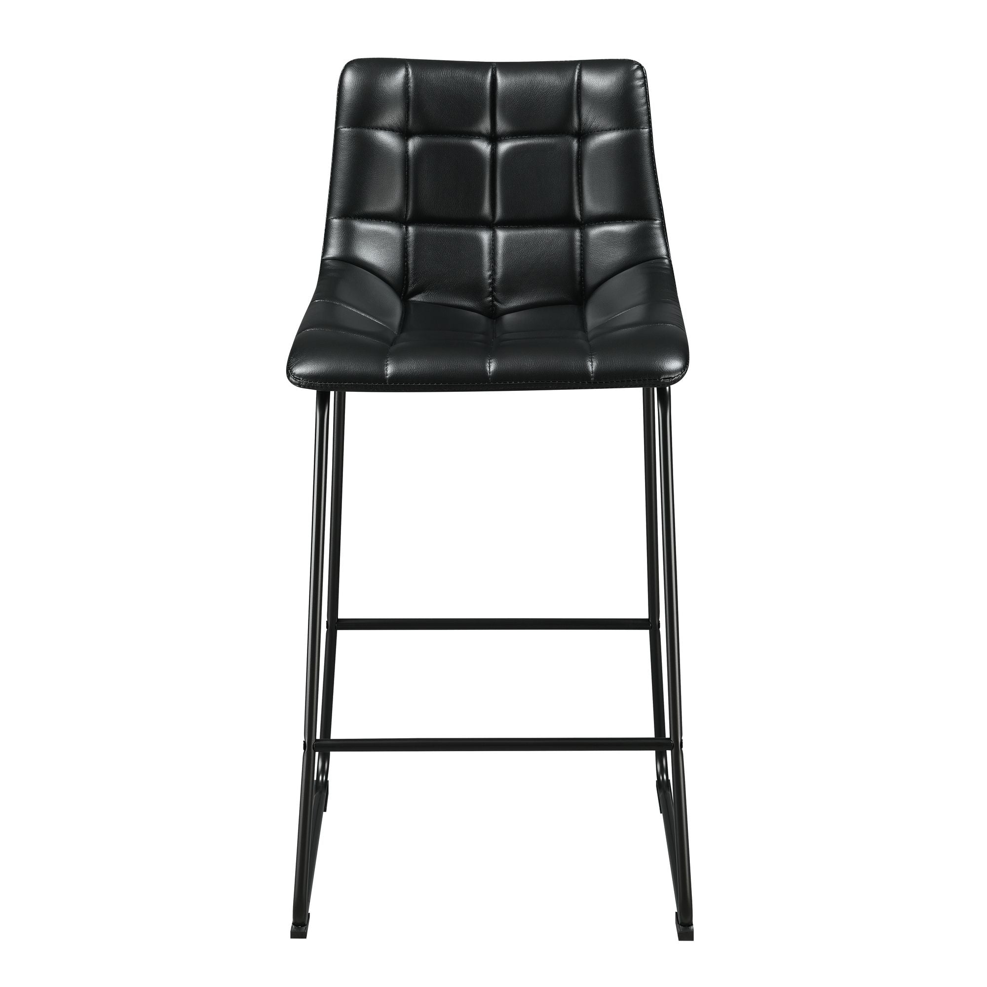 Seth-(-QSD6099-5B)-30""-Distressed-Black-Bar-Stool-(2-Per-Carton)