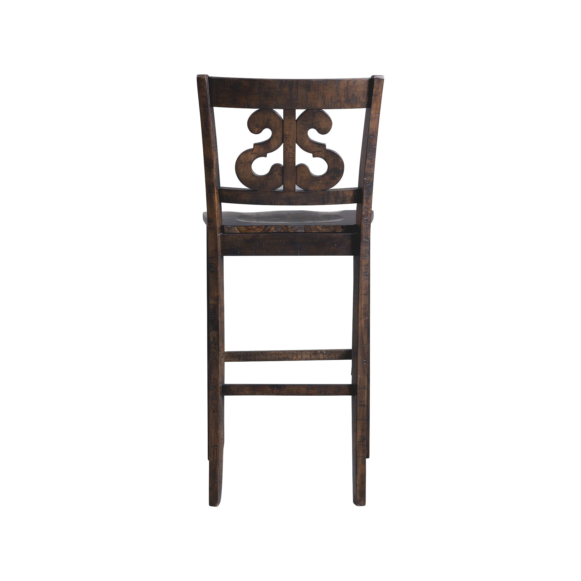 Stone-30""-Bar-Scroll-Back-Stool-w/-Wood-Seat-Charcoal-(2-Per-Carton)