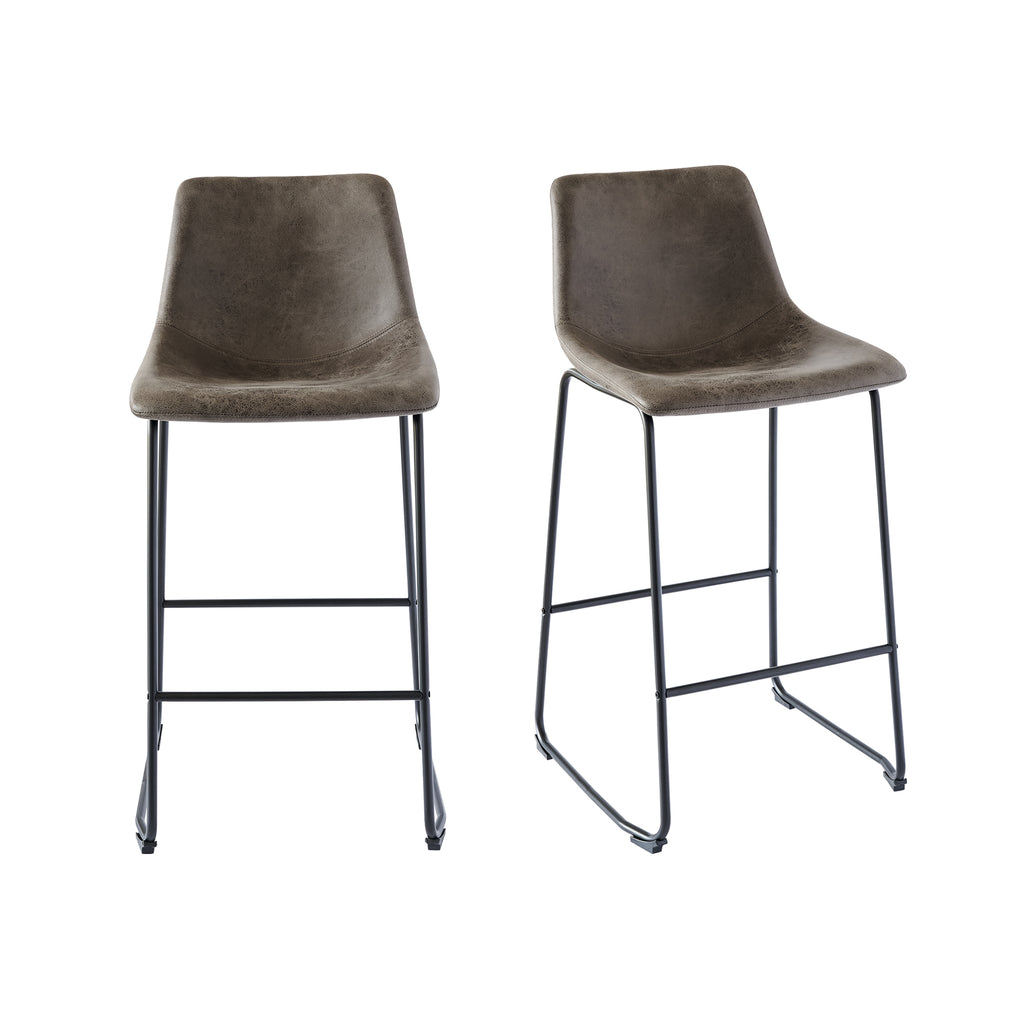 Wes-Bar-Stool-(QSD6099)-29""-Grey-Bar-Stool-(2-Per-Carton)