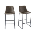 Wes-Bar-Stool-(QSD6099)-29""-Grey-Bar-Stool-(2-Per-Carton)