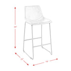 Wes-Bar-Stool-(QSD6099)-29""-Grey-Bar-Stool-(2-Per-Carton)