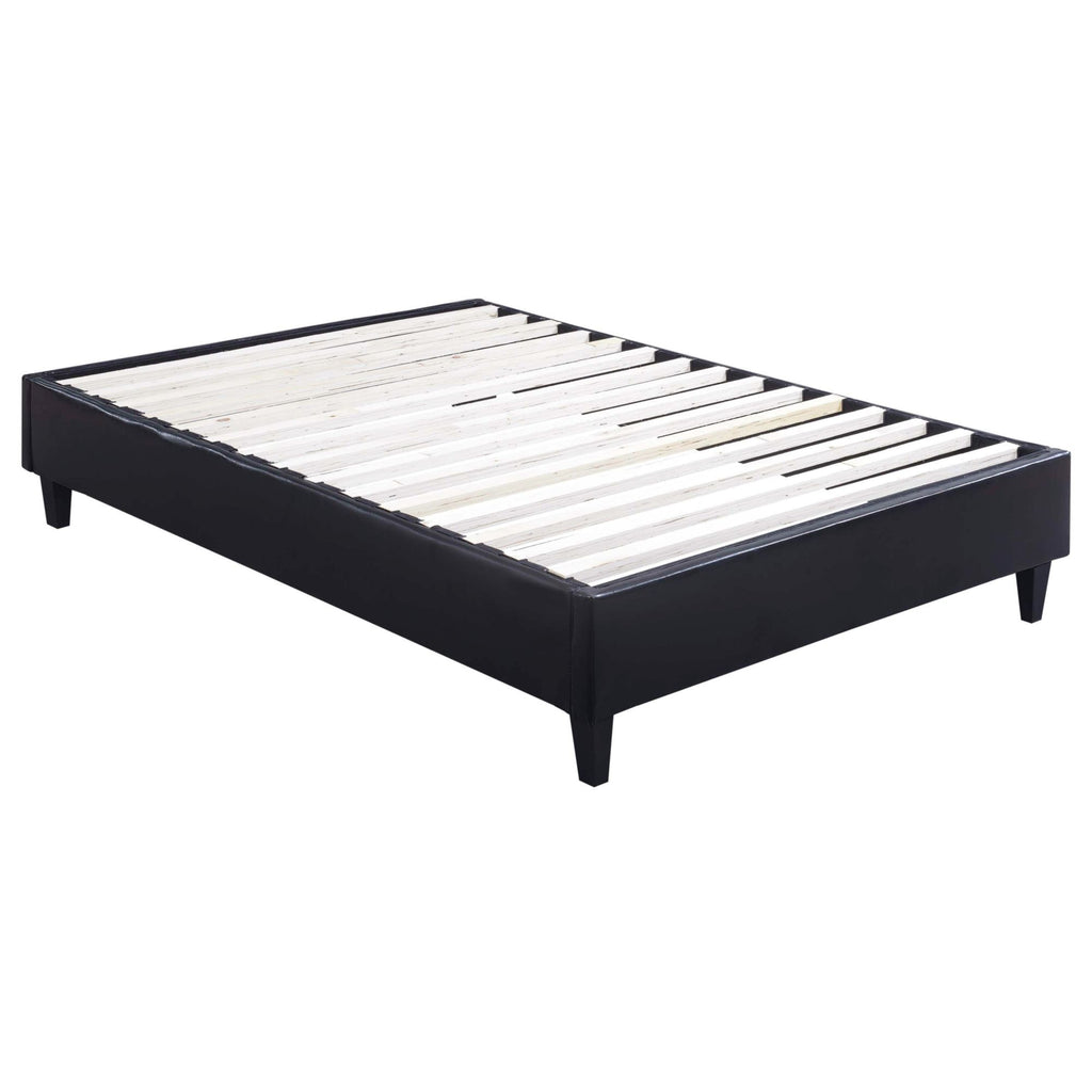 Abby-Platform-Queen-Base-Bed-Black-PU-(3A-Packing)