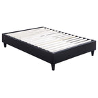 Abby-Platform-Queen-Base-Bed-Black-PU-(3A-Packing)