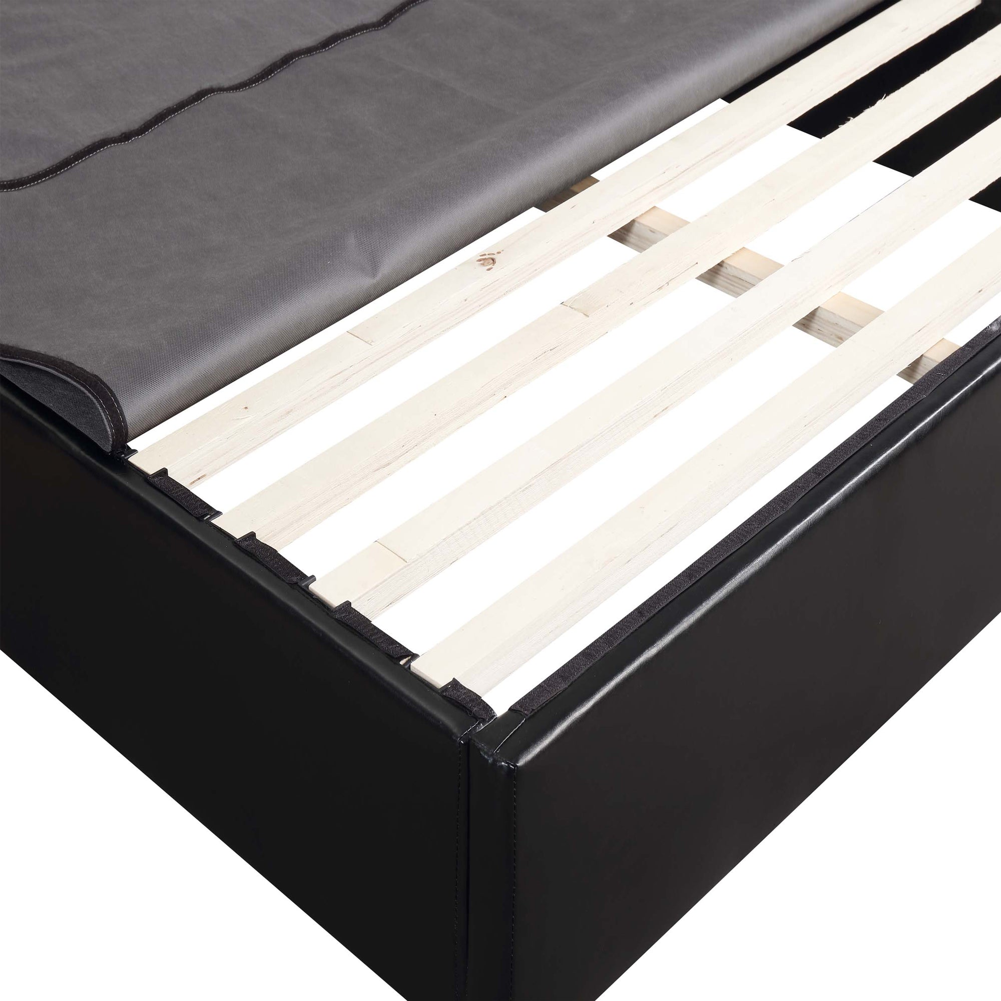 Abby-Platform-Queen-Base-Bed-Black-PU-(3A-Packing)