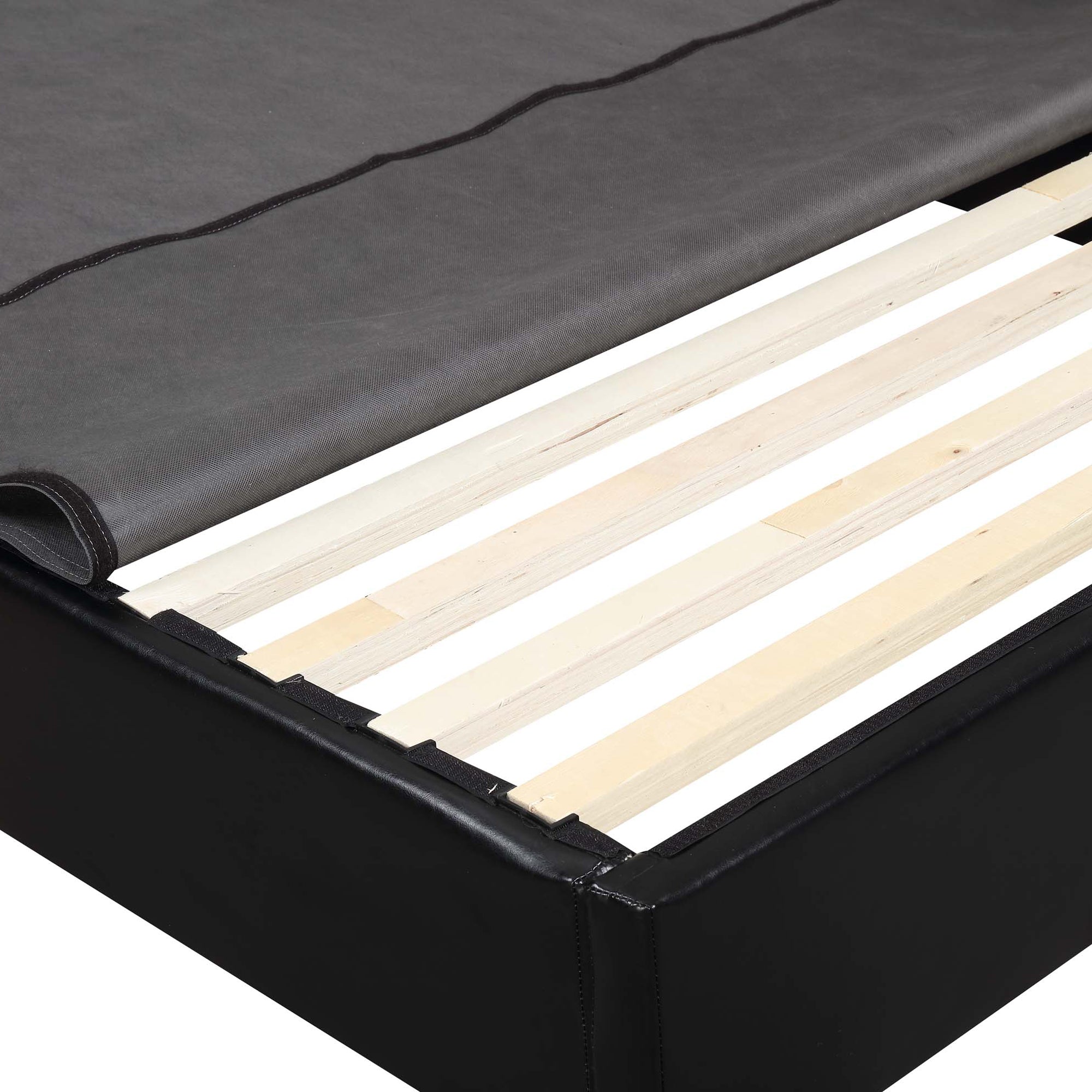 Abby-Platform-Twin-Base-Bed-Black-PU-(3A-Packing)