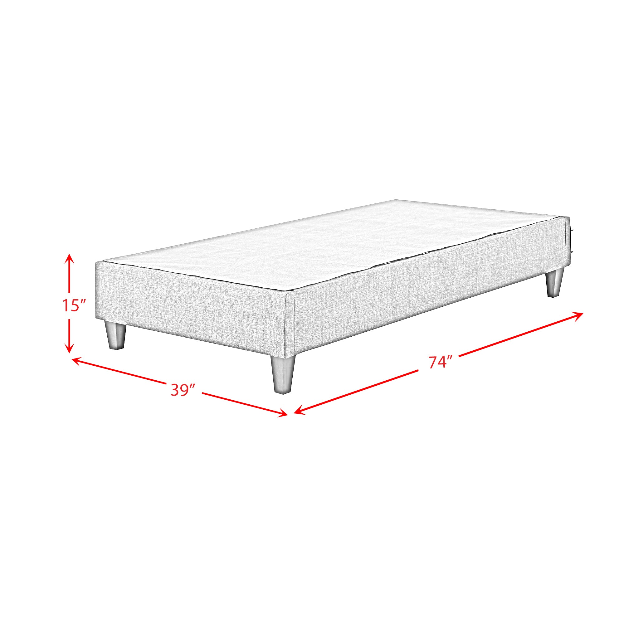 Abby-Platform-Twin-Base-Bed-Black-PU-(3A-Packing)