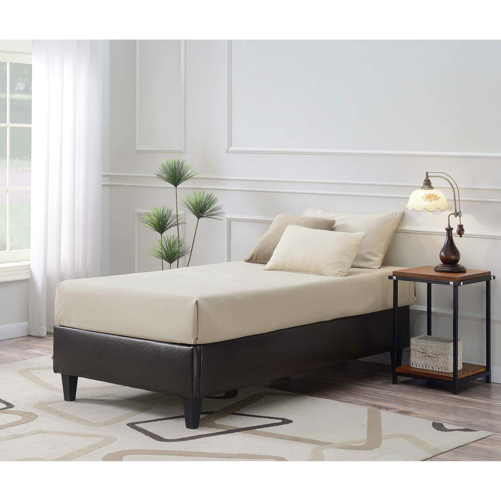 Abby-Platform-Twin-Base-Bed-Brown-PU-(3A-Packing)
