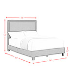 Erica Full Bed in Heirloom Natural