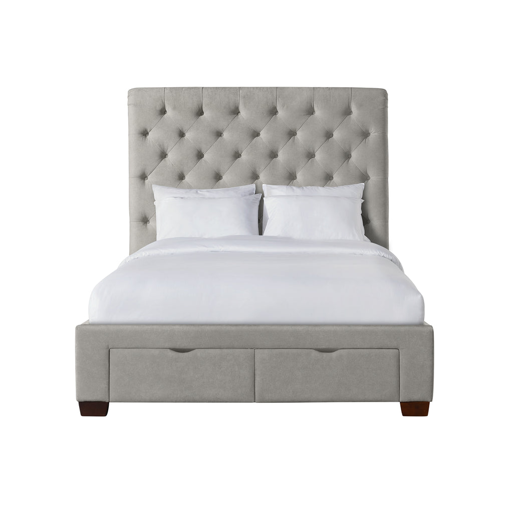 Waldorf Queen Storage Bed Boulder Grey