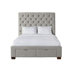 Waldorf Queen Storage Bed Boulder Grey