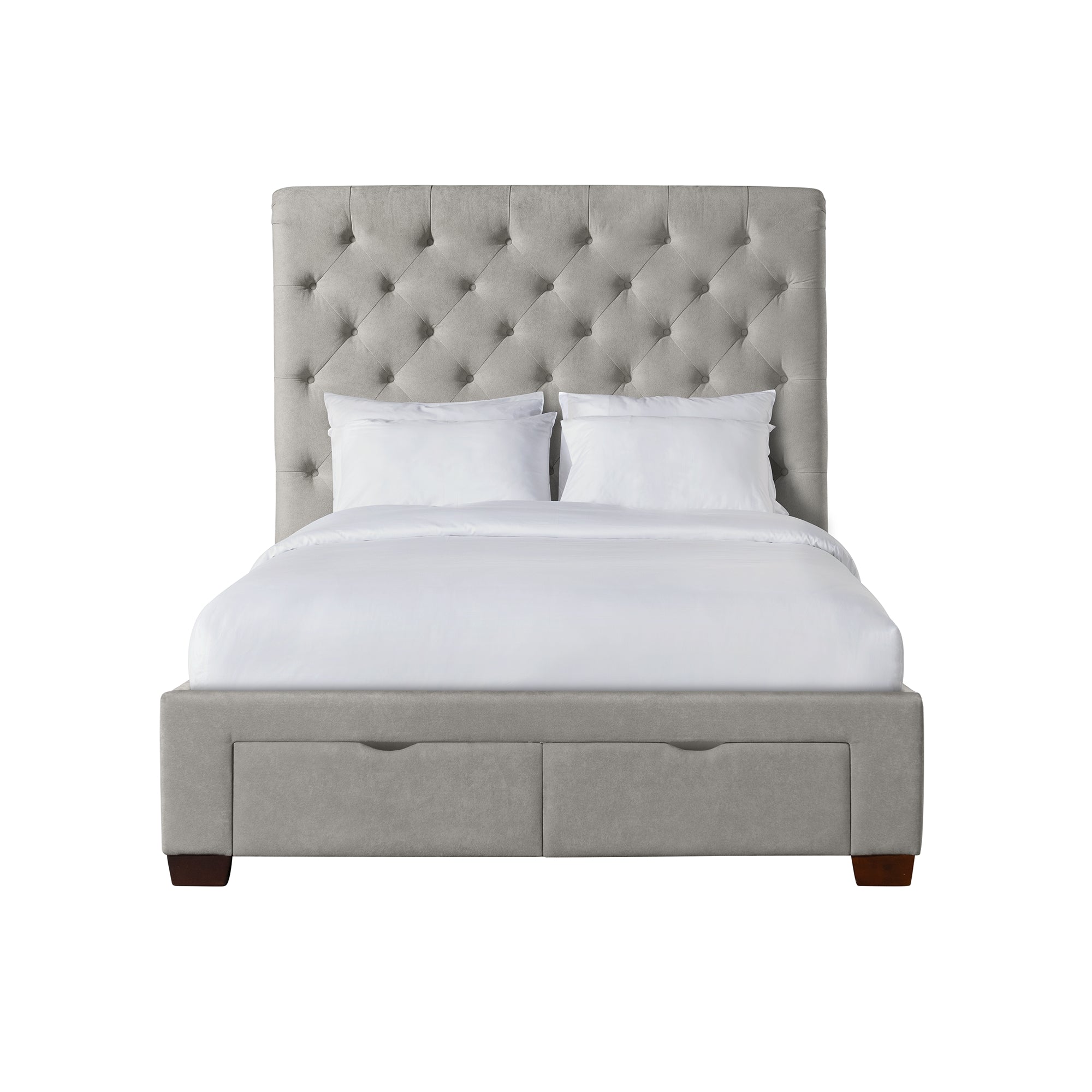 Waldorf Queen Storage Bed Boulder Grey