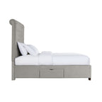 Waldorf Queen Storage Bed Boulder Grey