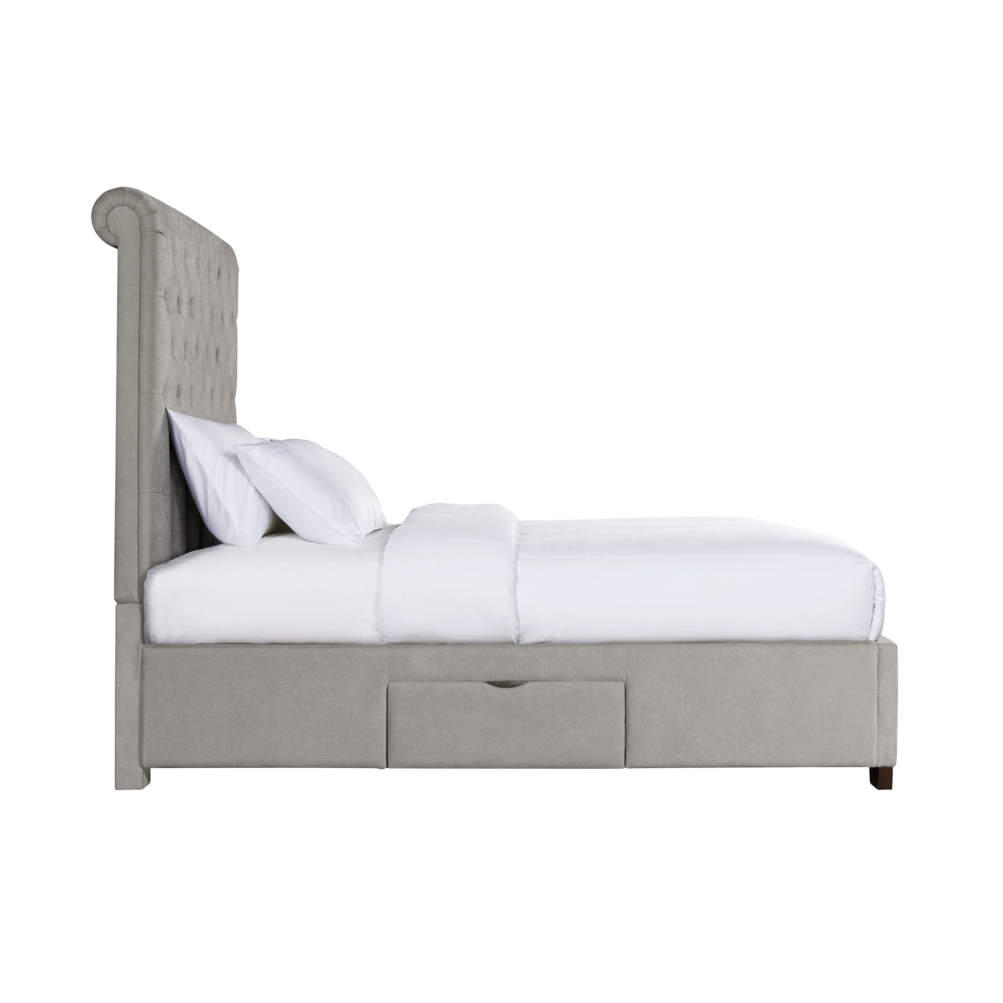 Waldorf Queen Storage Bed Boulder Grey