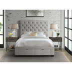 Waldorf Queen Storage Bed Boulder Grey