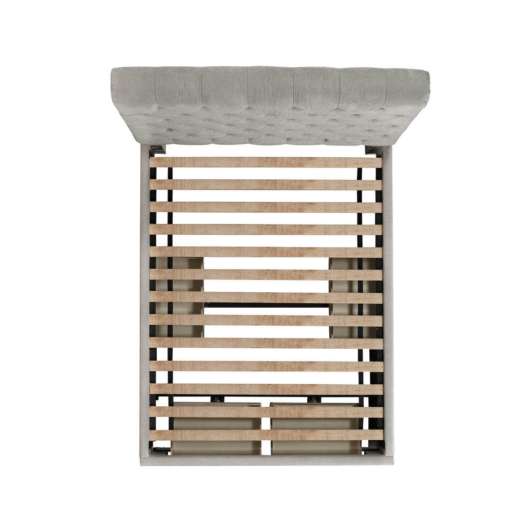 Waldorf Queen Storage Bed Boulder Grey