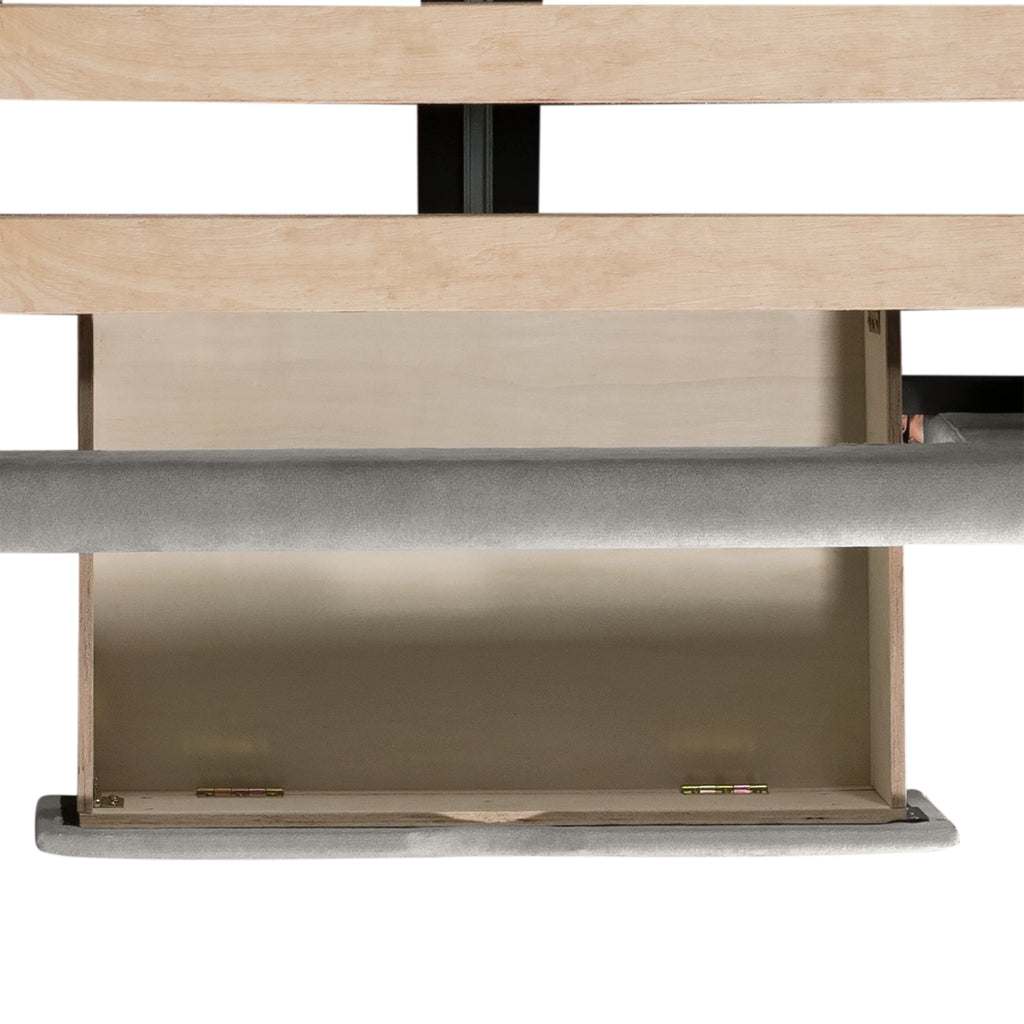 Waldorf Queen Storage Bed Boulder Grey