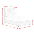 Waldorf Queen Storage Bed Boulder Grey