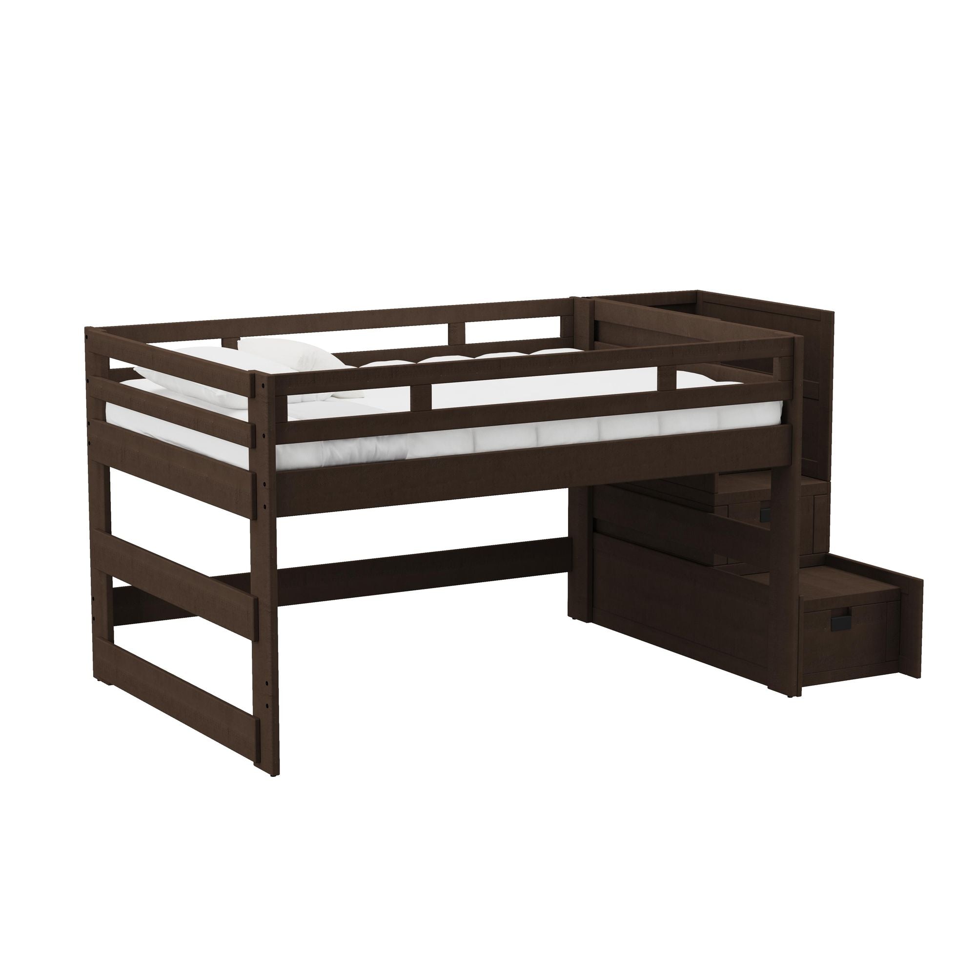 Cali-Kids-Complete-Full-Junior-Loft-Bed-with-Staircase-in-Brown
