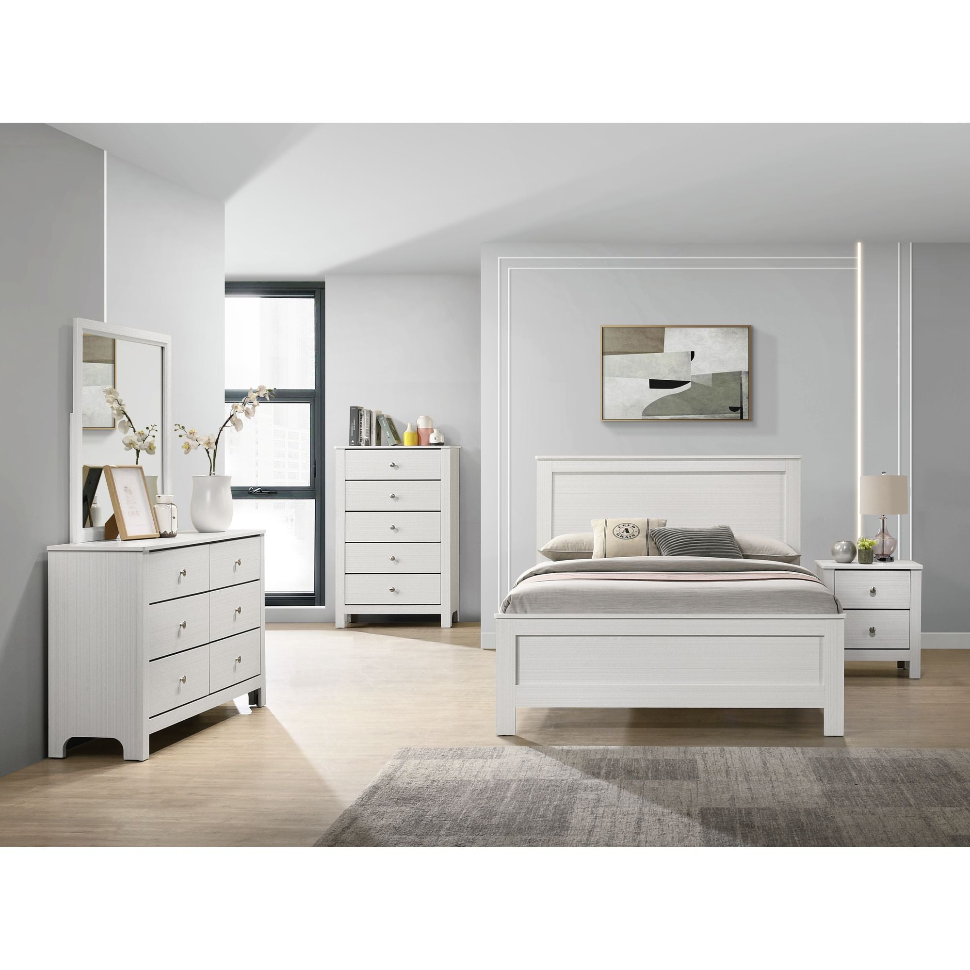 Catalina-Full-Panel-Bed-White