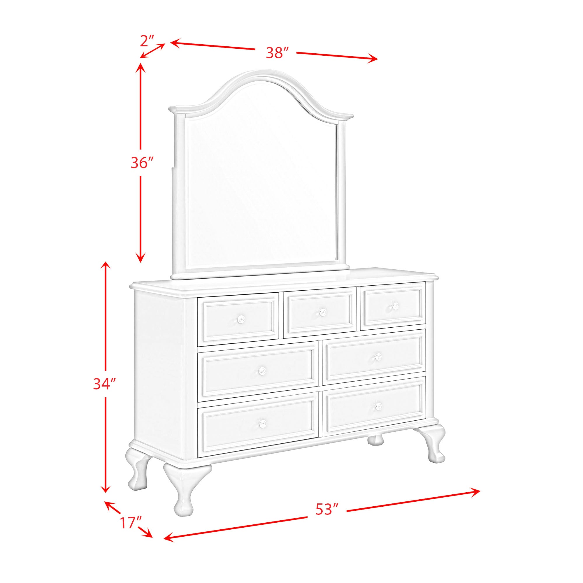Jesse Dresser & Mirror Set