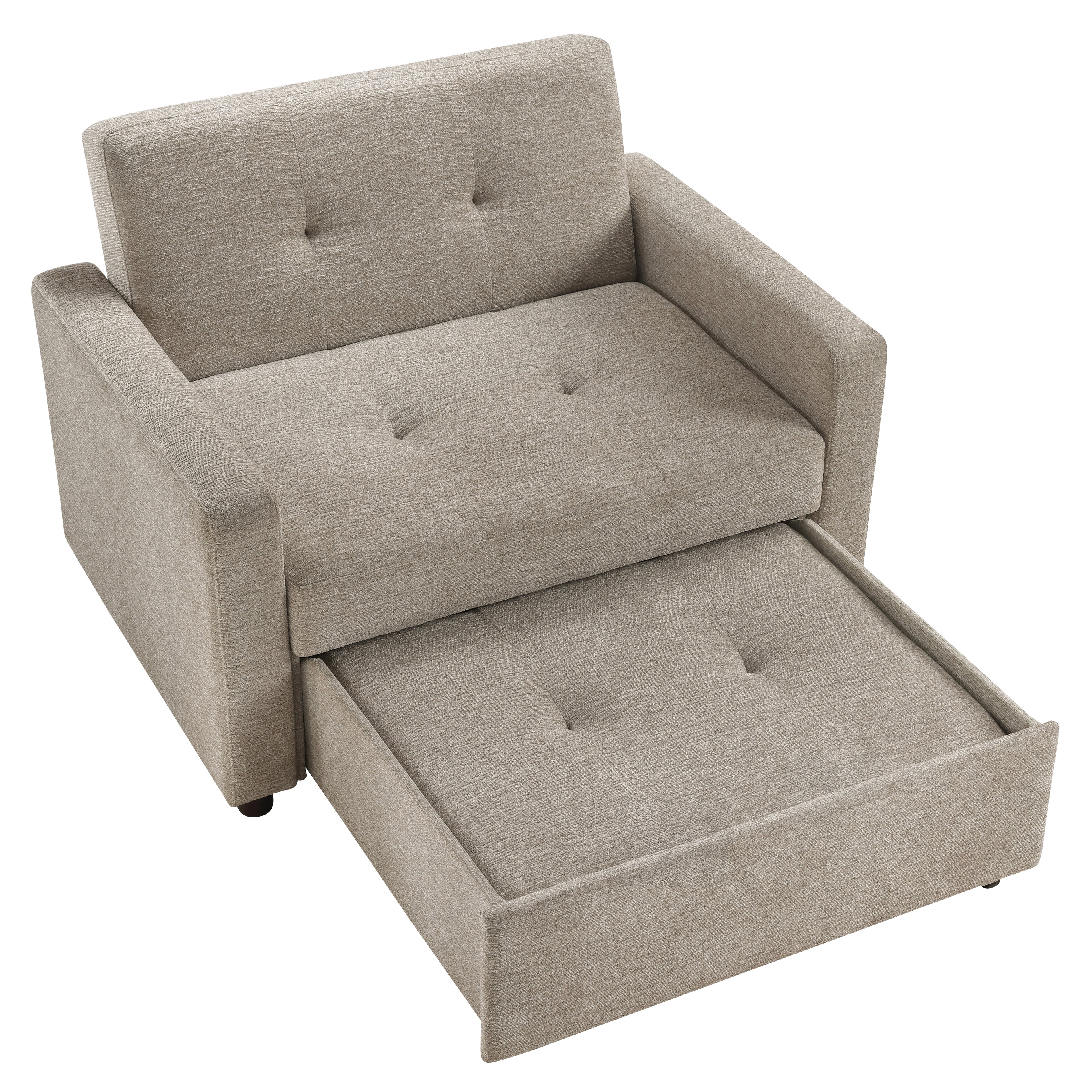 Noah Brown Chair w/ Twin Sleeper