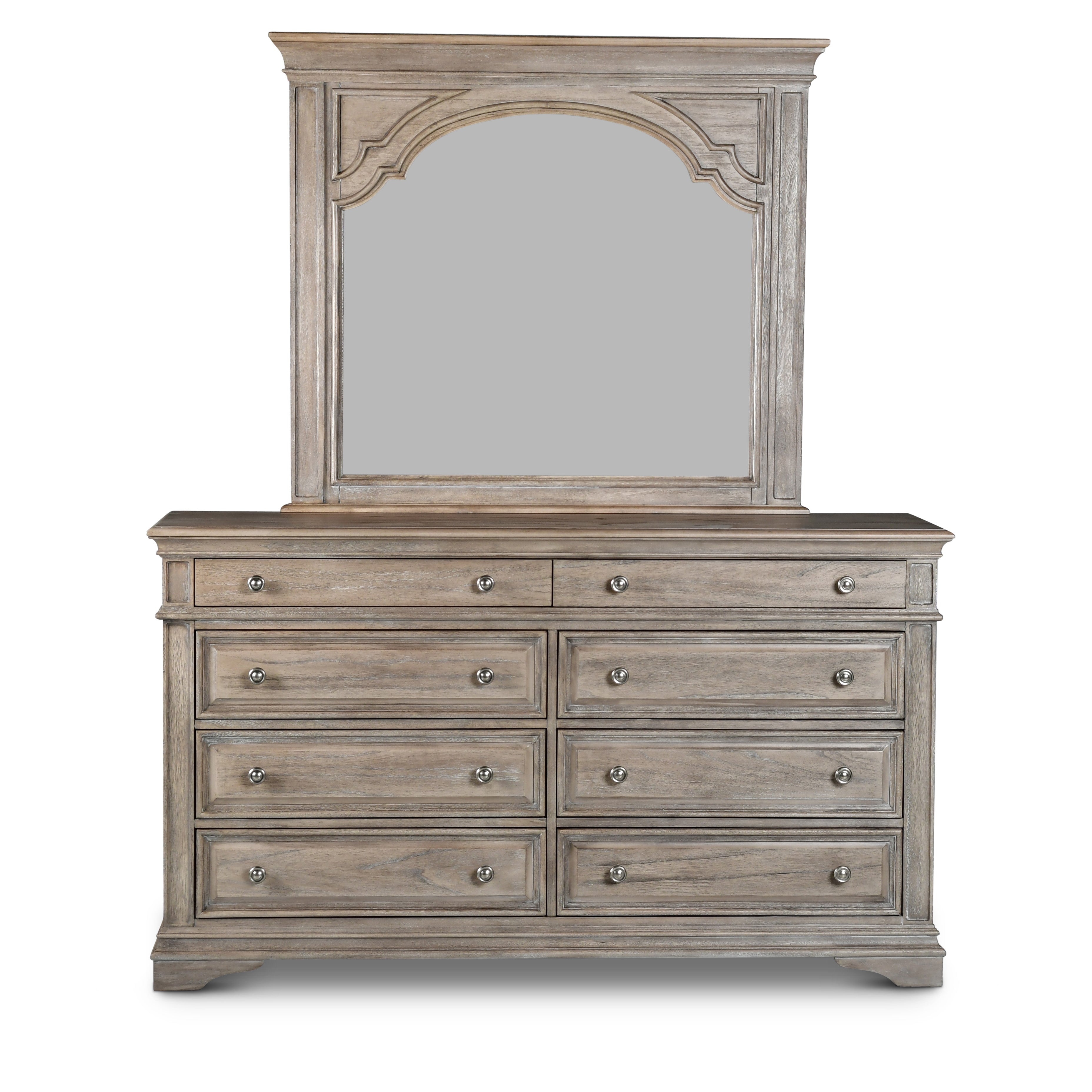 Highland Park Dresser Mirror Driftwood
