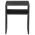 Casey Black Marquina Marble End Table