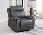 Gaston Grey Recliner Only