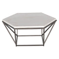 Corvus White Marble Hexagon 3pc Set