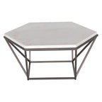 Corvus White Marble Hexagon 3pc Set