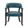 Tournament Arm Chair w/Casters, Teel