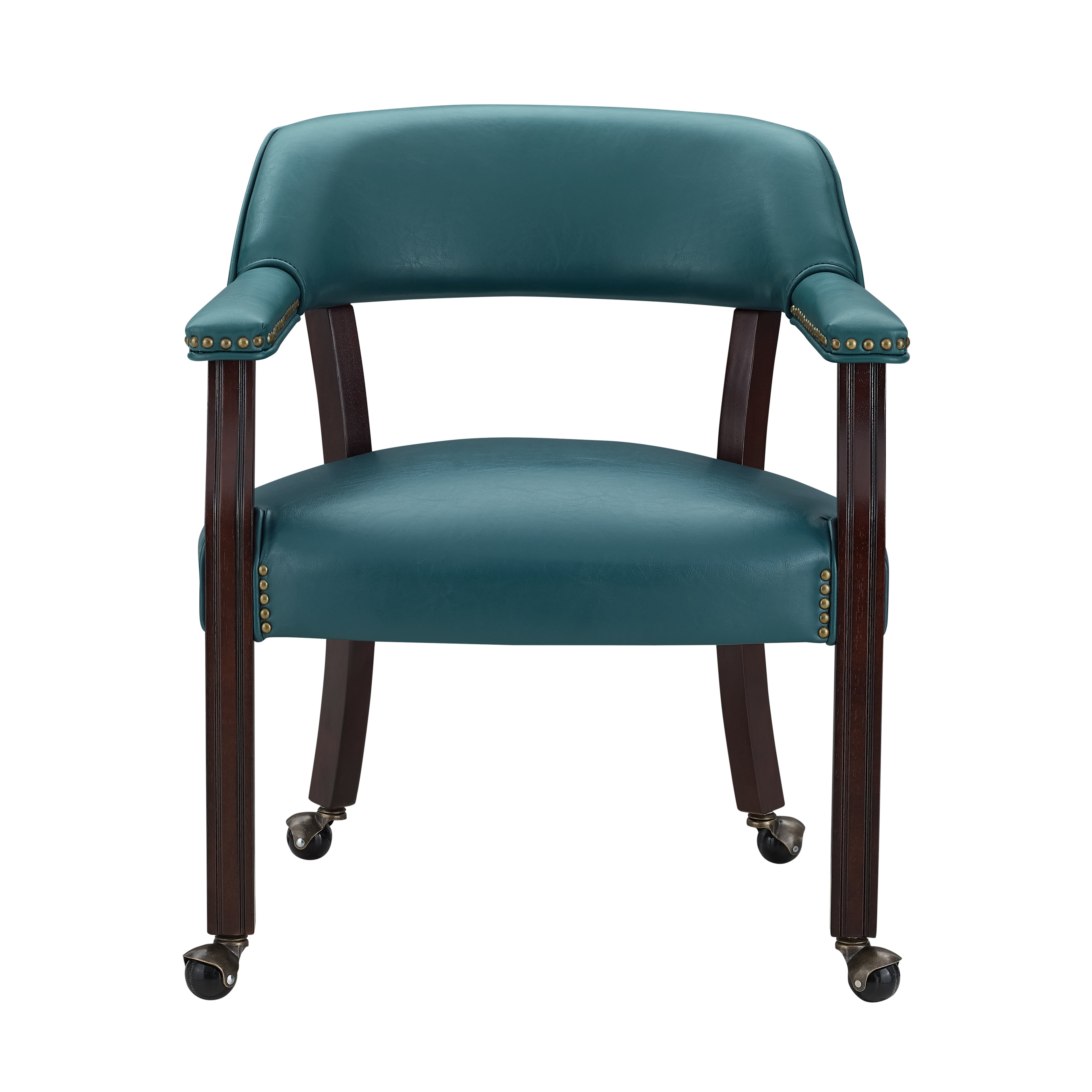 Tournament Arm Chair w/Casters, Teel