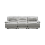 Olsen Silver 3-Piece Reclining Sofa