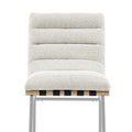 Nicco Beige Polyester Bar Chair Seat Bac