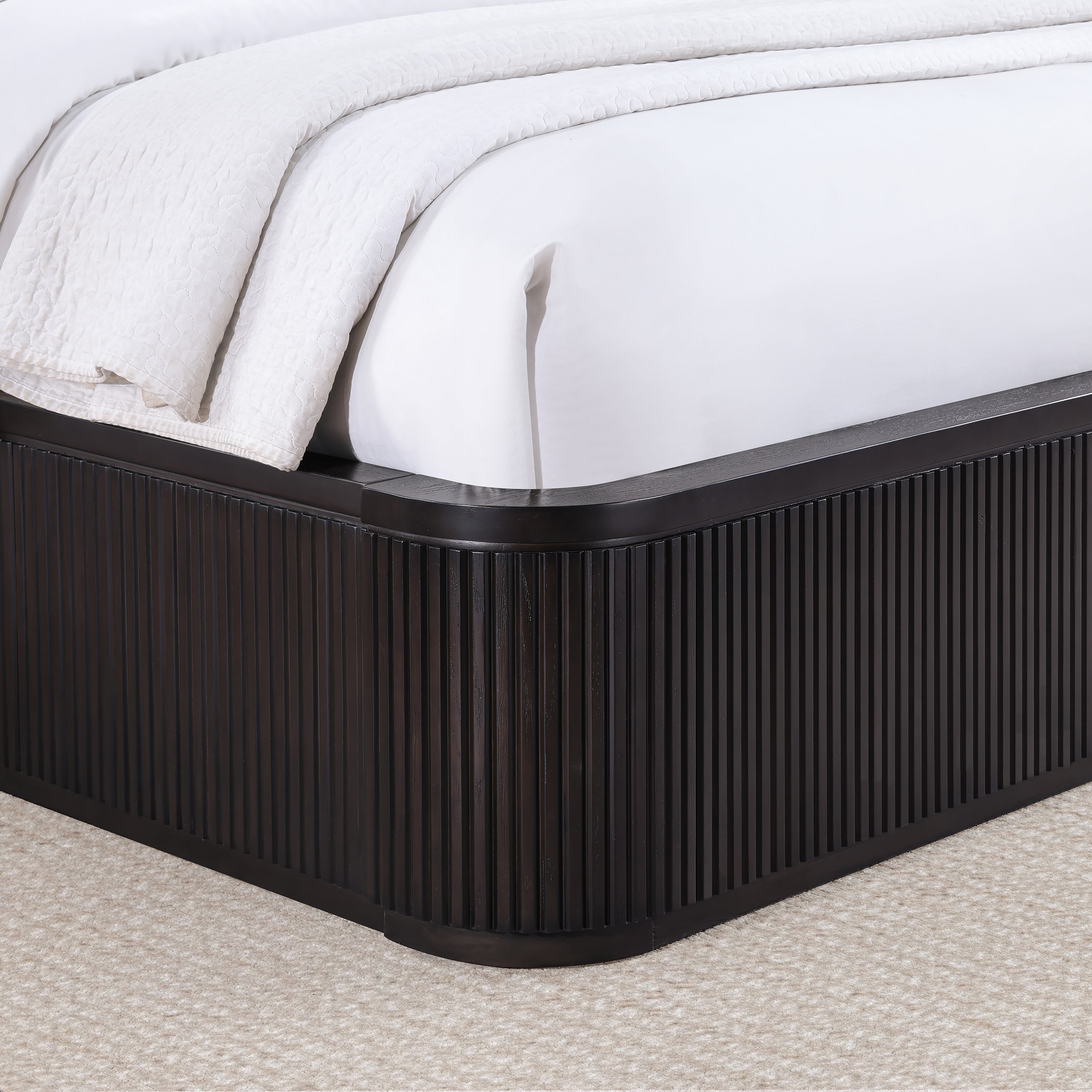 Henry Espresso Queen Footboard w/ Slats