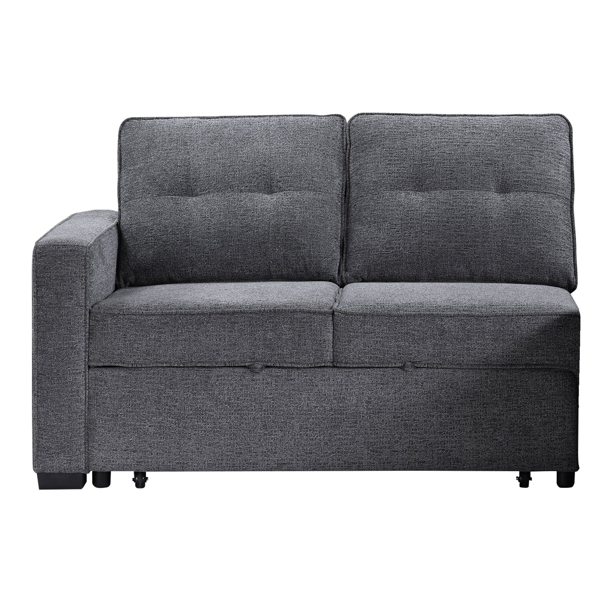 Noah Grey Pullout Loveseat