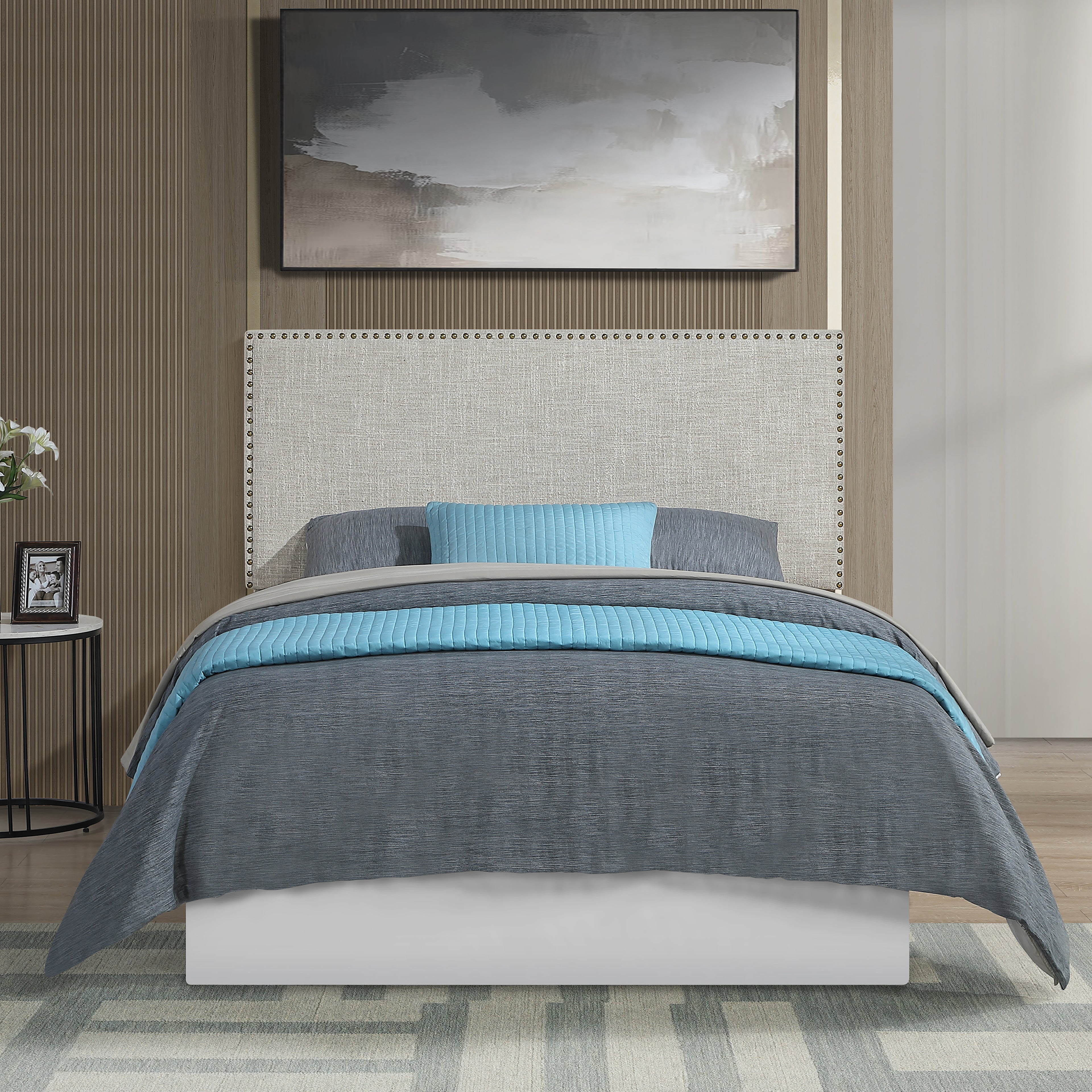 Hadley Cream Linen Queen/Full Headboard