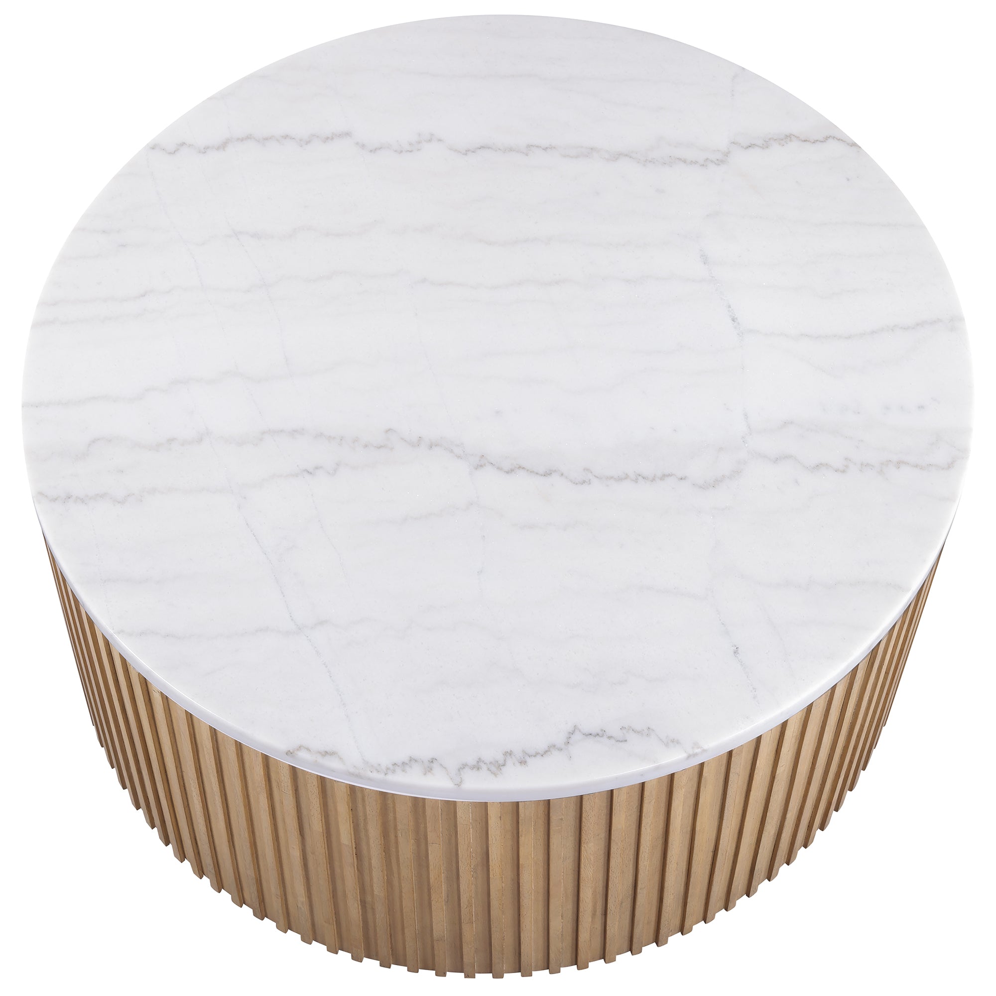 Colvin Brown Marble Cocktail Table