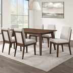 Canton 7 PC Uph Chair Dining Set
