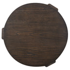 Salina Espresso Round End Table